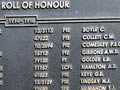 Upper Hutt  roll of honour