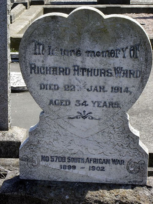 Gravestone for Richard Ward