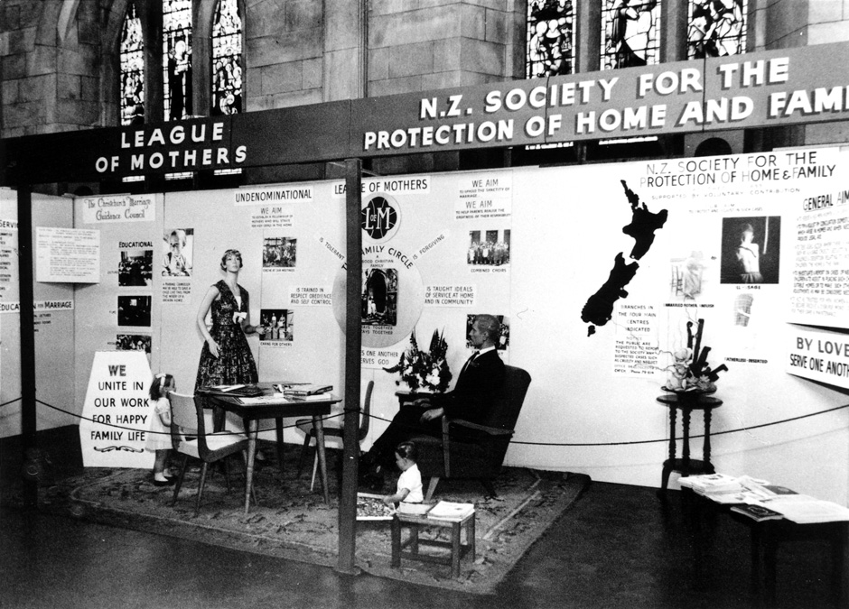 League of Mothers and Society for the Protection of Home and Family displays, 1962-63