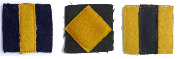 Wellington Infantry cloth patches
