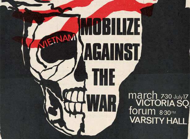 Vietnam War protest poster