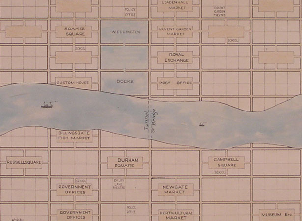 Plan for Wellington, 1840