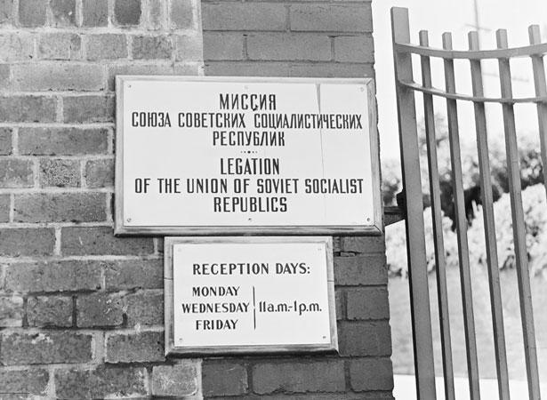 The Soviet legation in Wellington, 1951