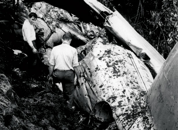 Wreckage of the National Airways Corporation DC3