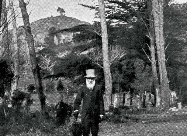 John Logan Campbell in Cornwall Park, c. 1900