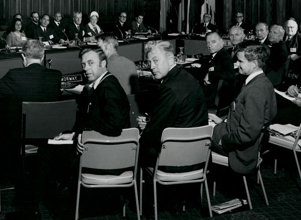 First meeting of Antarctic Treaty countries, July 1961