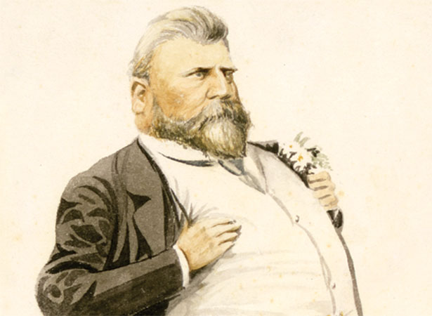 Caricature of Sir Richard John Seddon, 1900