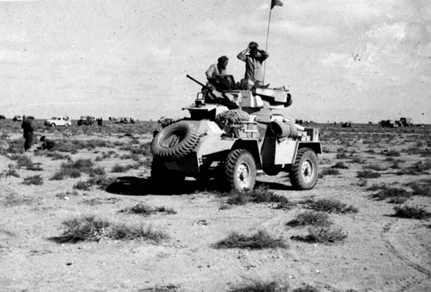 Armoured car at Point 175, Libya