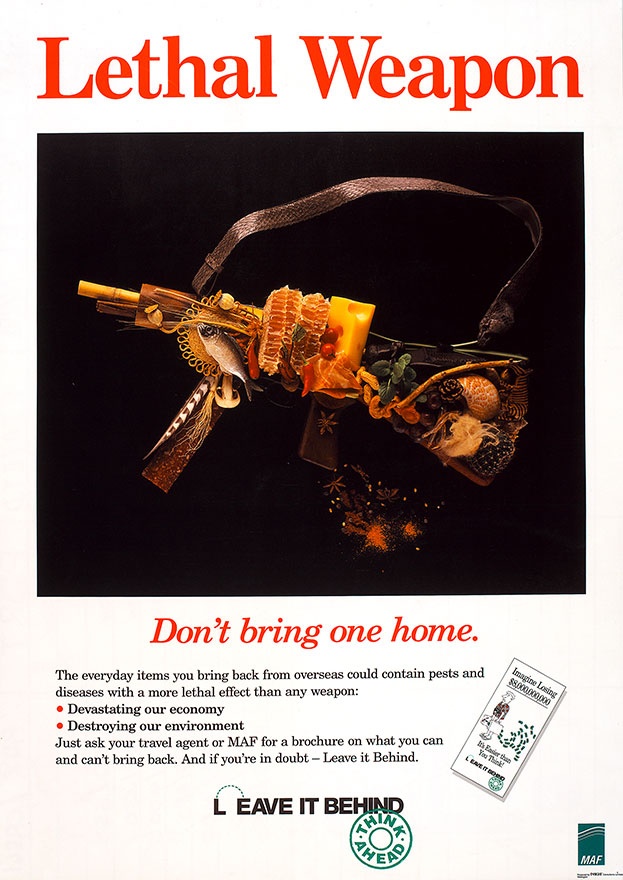 Biosecurity poster, 1990s
