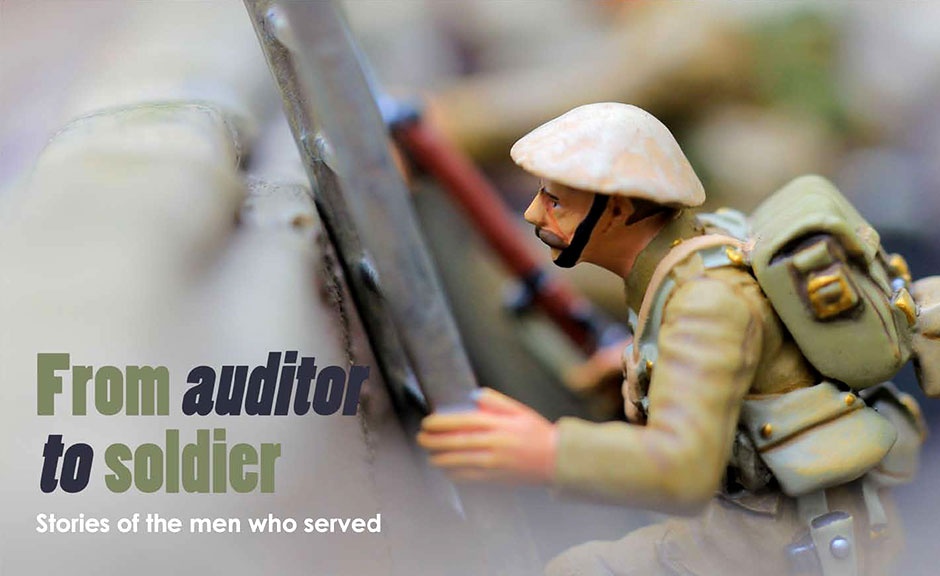 Audit Office publication: <em>From auditor to soldier</em>