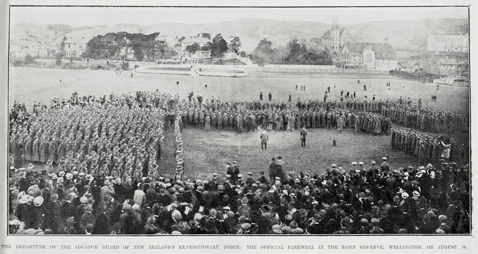 NZEF Advance Guard in Wellington