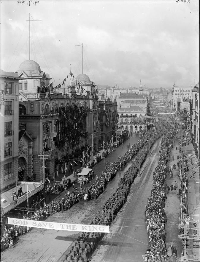 Victory parade in Auckland, 1919