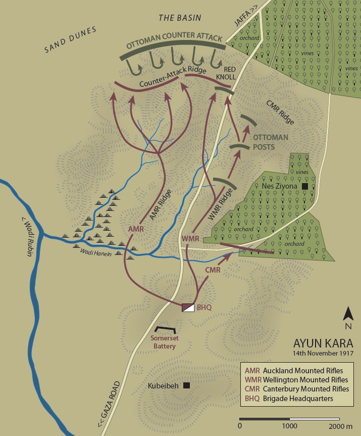 Attack on Ayun Kara map