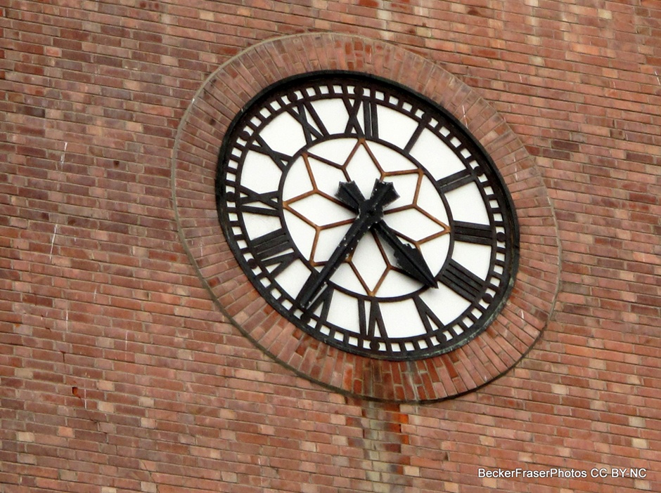 Clock stopped after September 2010 earthquake