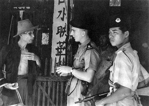 British police force in the Malayan Emergency