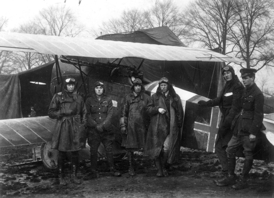 Captured German fighter plane