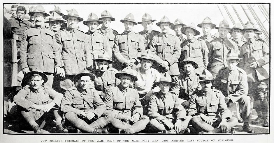 Furlough men back from the war, 1918