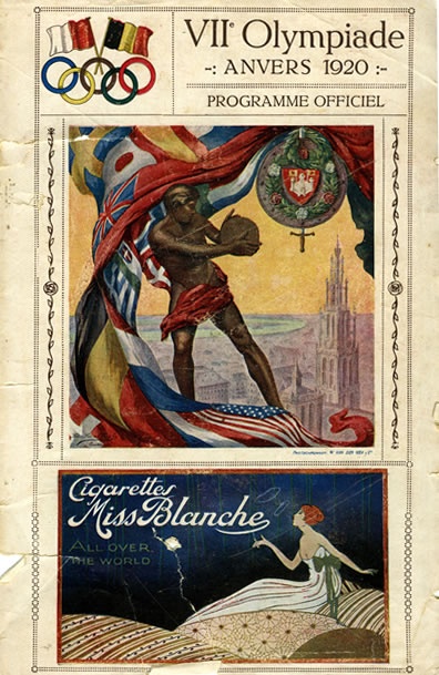 Cover of 1920 Olympic Games programme