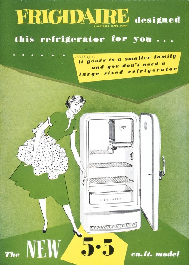 Fridge advert from the 1950s