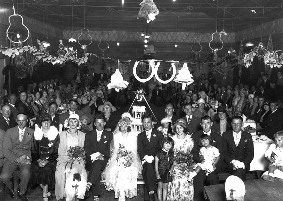Wedding at Waiuta in 1931