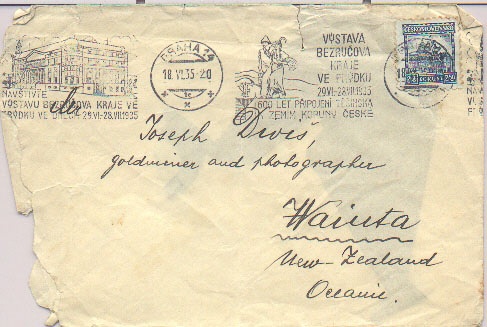 Joseph Divis envelope