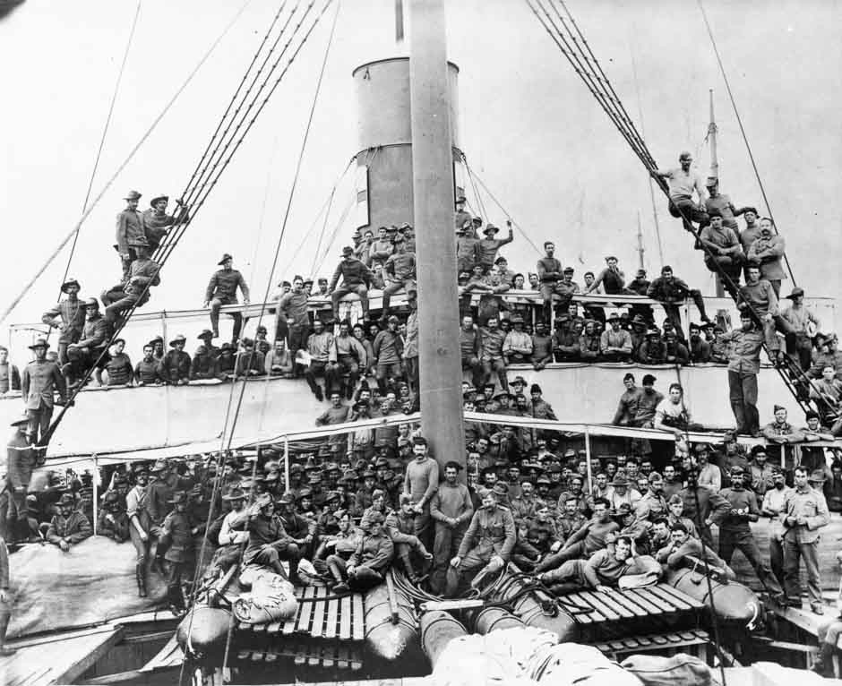 New Zealand troops leaving for South Africa