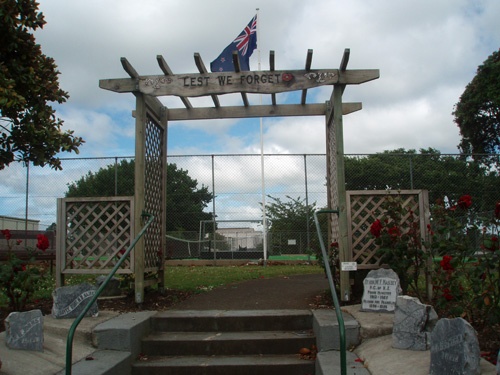 Pukekohe School First World War memorial