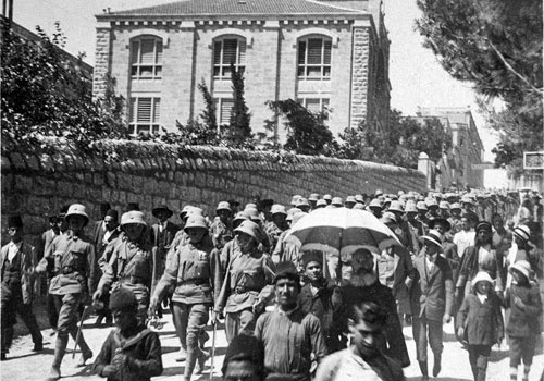 Austro-Hungarian soldiers in Jerusalem