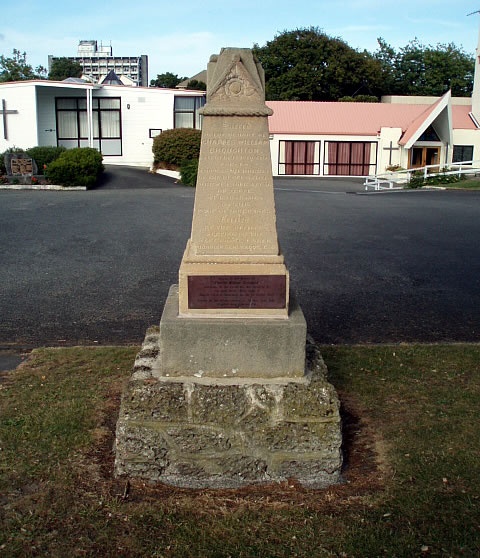 Charles Broughton NZ Wars memorial