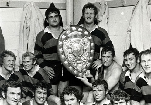 Canterbury team with the Ranfurly Shield, 1972