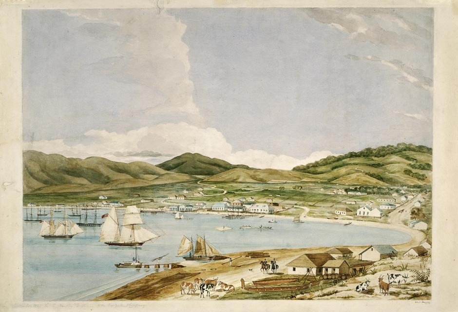 Wellington Harbour by Charles Heaphy