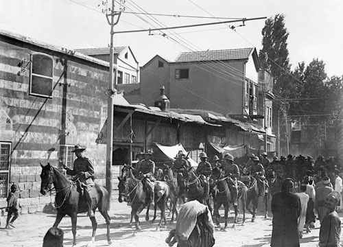 General Chauvel rides through Damascus