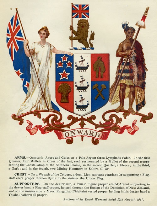 New Zealand Coat of Arms 1911-1956