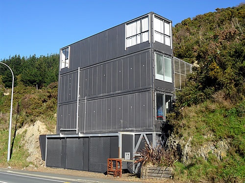 Shipping container house, Wellington