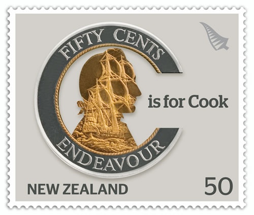 James Cook stamp