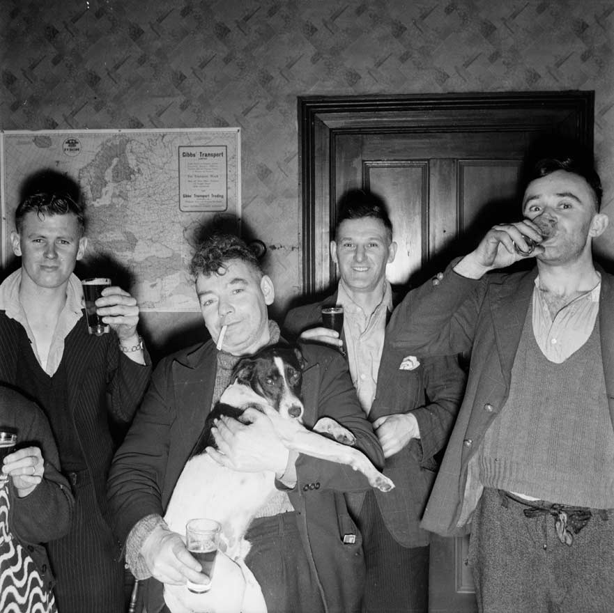 Drinking in the Denniston Hotel, 1945