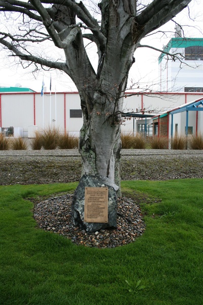 Edendale dairy factory war memorial plaque