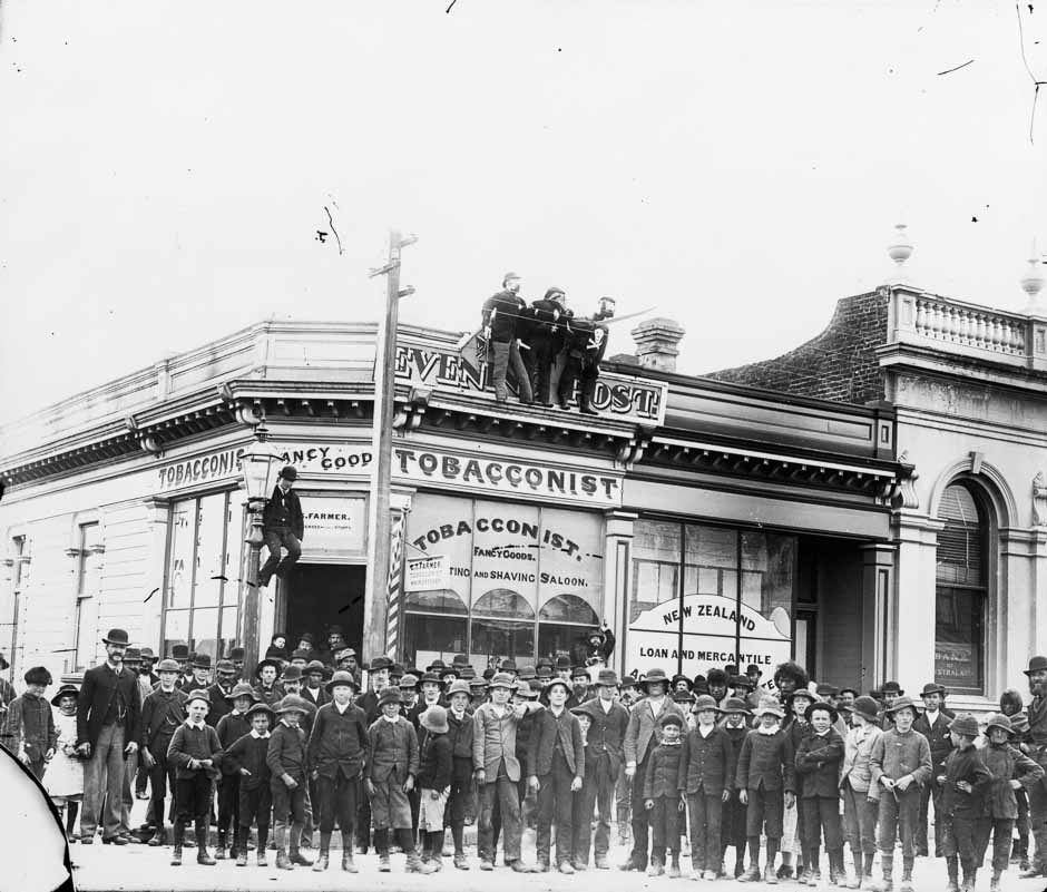 Election day in Masterton, 1887