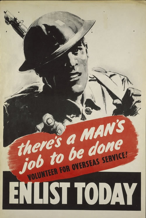 Recruitment poster, 1940