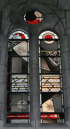 Erebus disaster memorial windows at St Matthew's