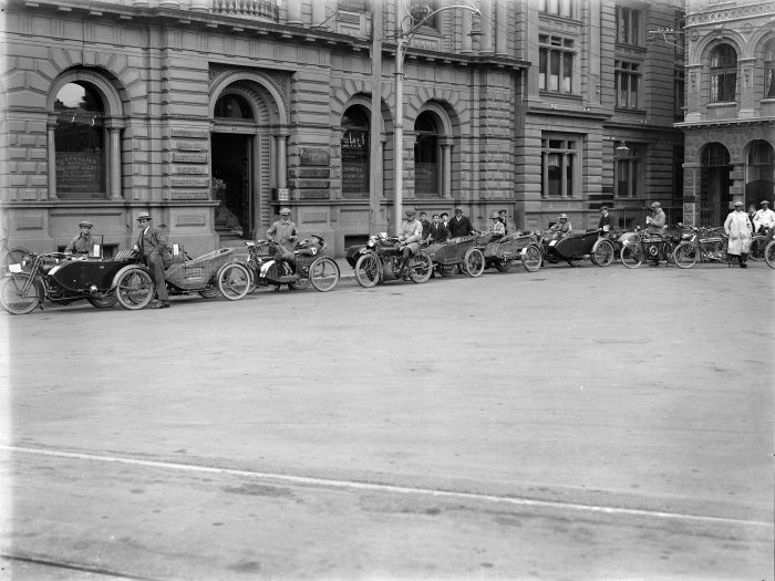Epidemic Motorcycle Corps, 1918 