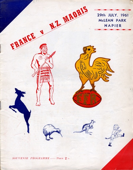 France vs NZ Maori programme