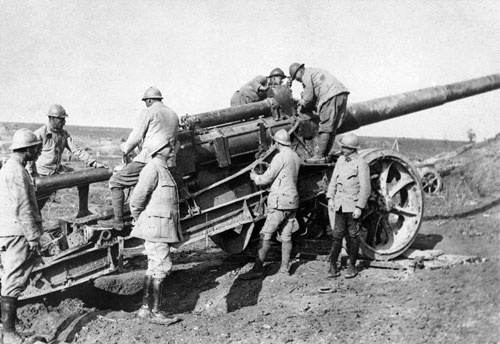 French artillery at the Somme