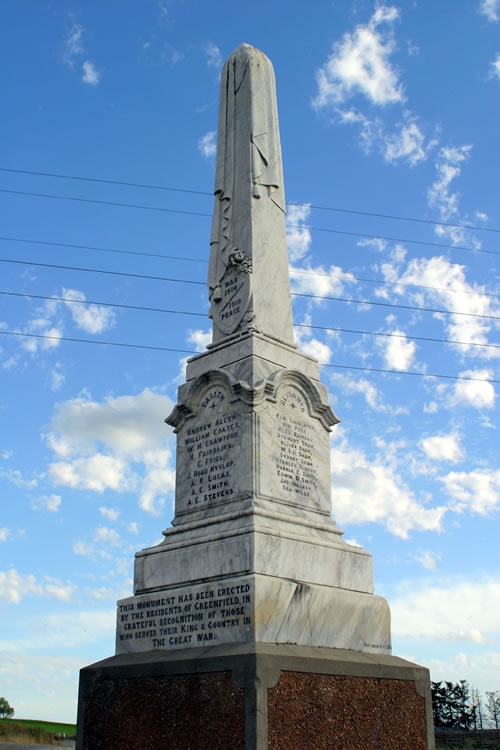Greenfield war memorial