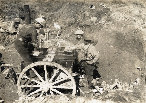 Mobile cooker on the Western Front