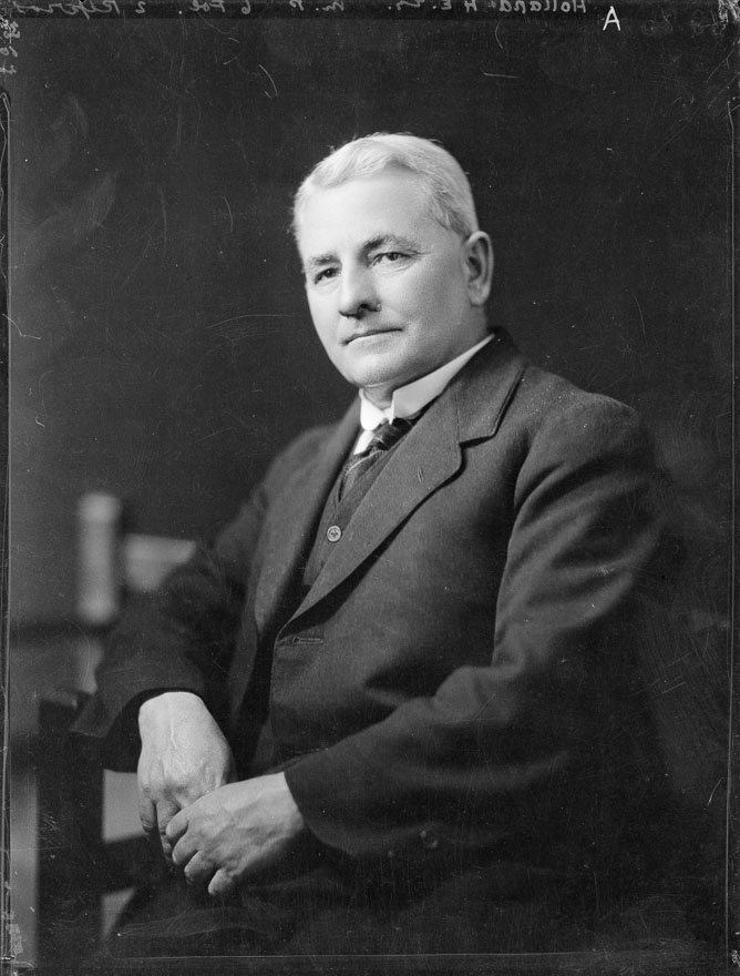 Harry Holland in 1922