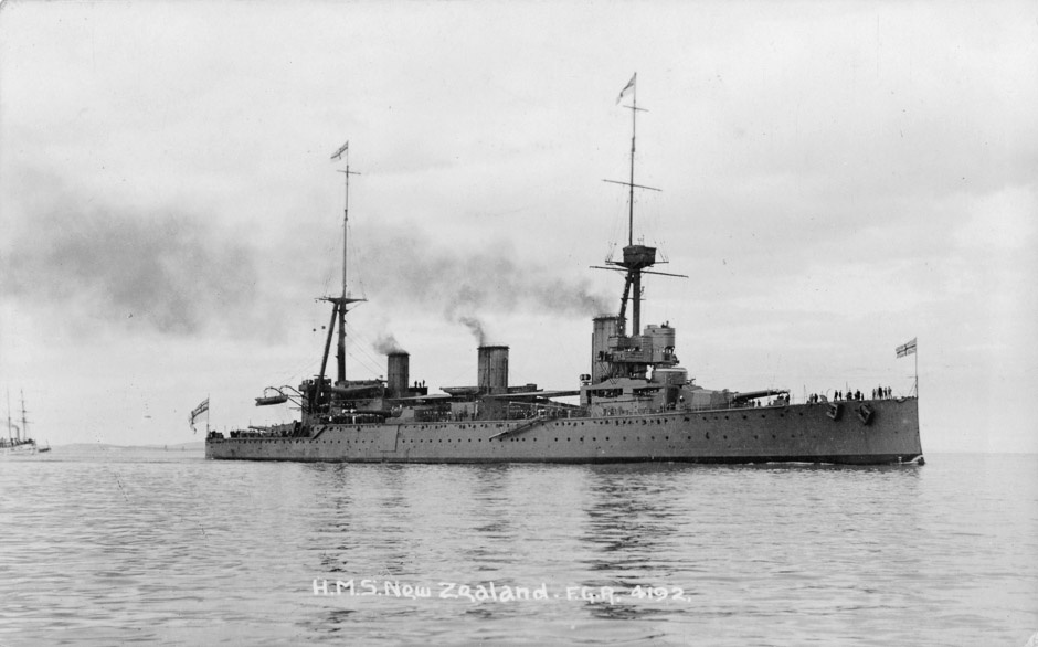 HMS <em>New Zealand</em>, 1913