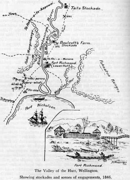 Hutt Valley NZ war sites map