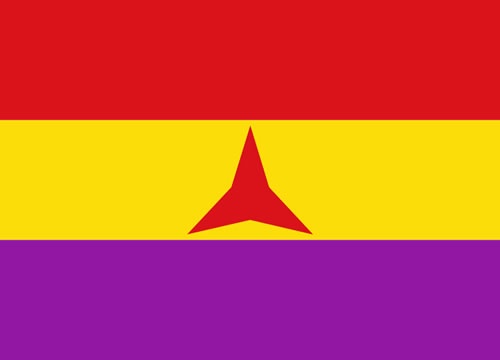Flag of the International Brigades