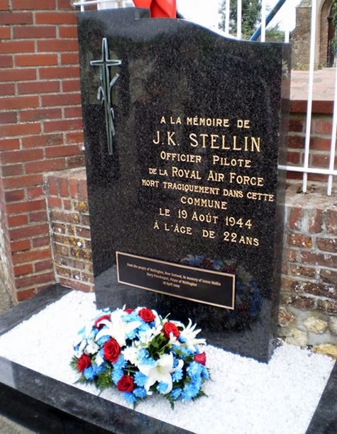James Stellin memorial in France